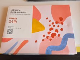 MARIE`S GOUACHE COLOUR FARBEN POPULAR 24 STK.
